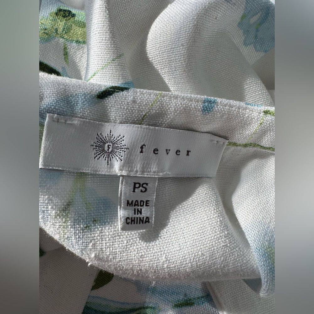 New with tags! Fever “Sky Blue Caked Linen Tier” dress! - Picture 12 of 14